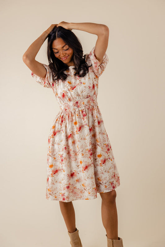 Hestia Puff Sleeve Dress