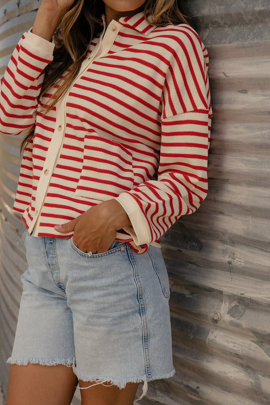 Come Around Collared Cardigan