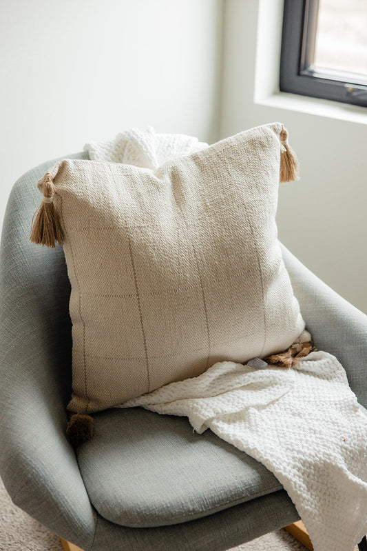 Finch Tassel Pillow