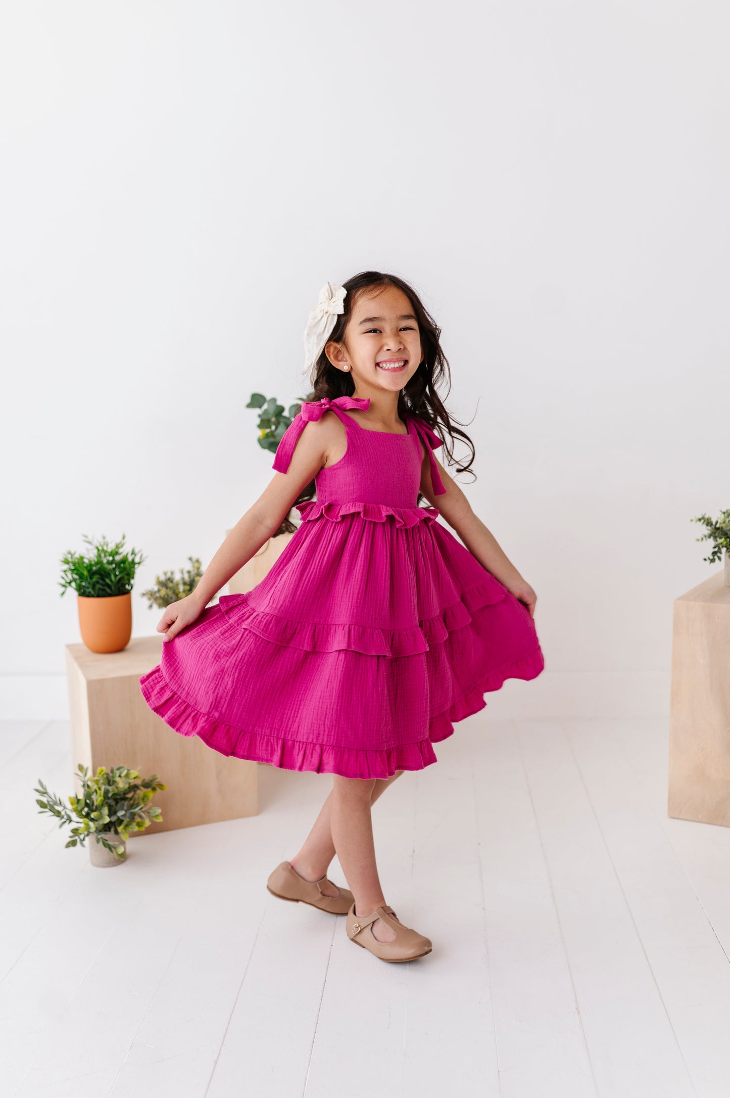 Violet Tulip | Ruffle Strappy Twirl Dress