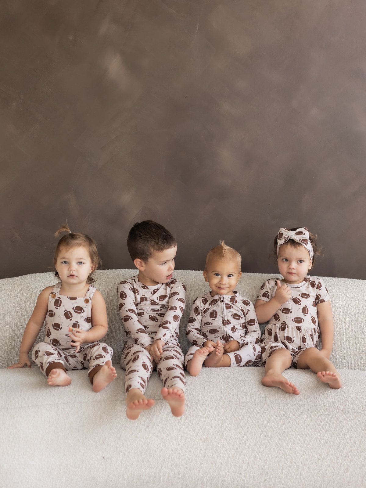 Football (Ribbed) | Two Piece Pajamas