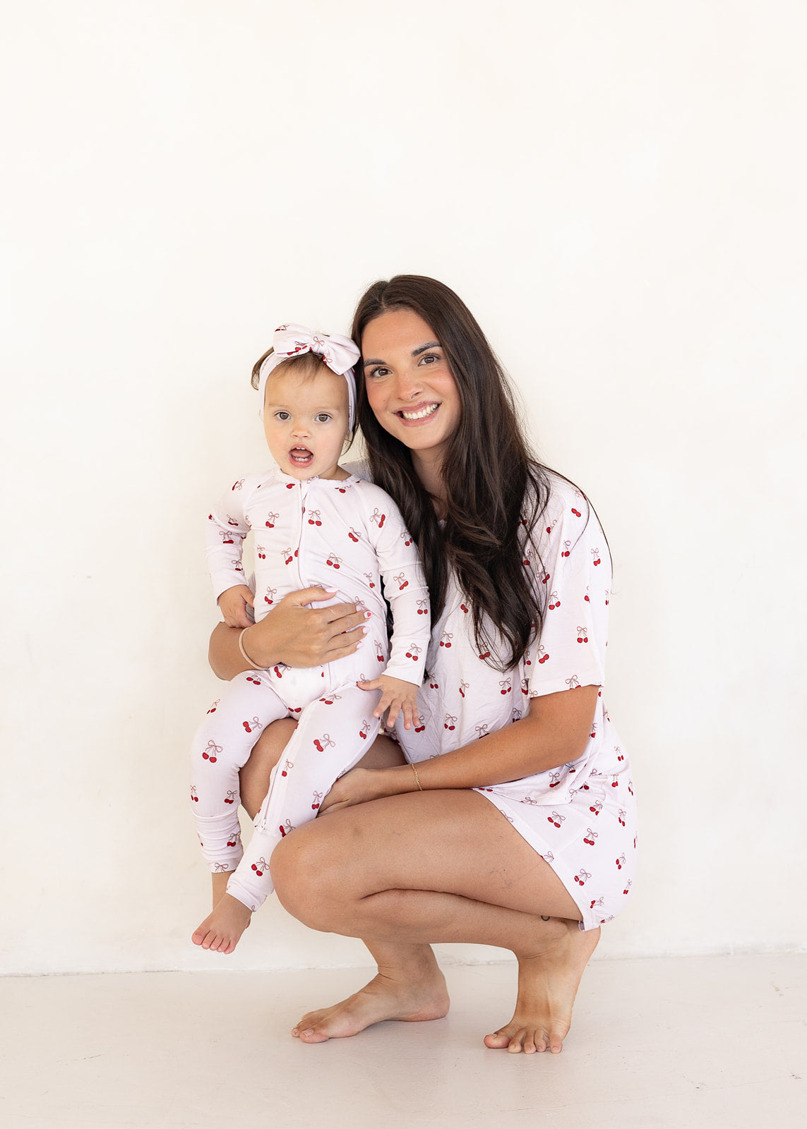 Cherry | Bamboo Women's Short Set