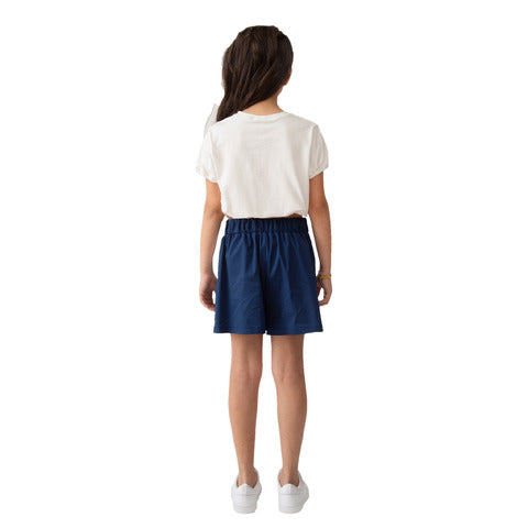 Piccola Ludo - Blue Scallop Skirt