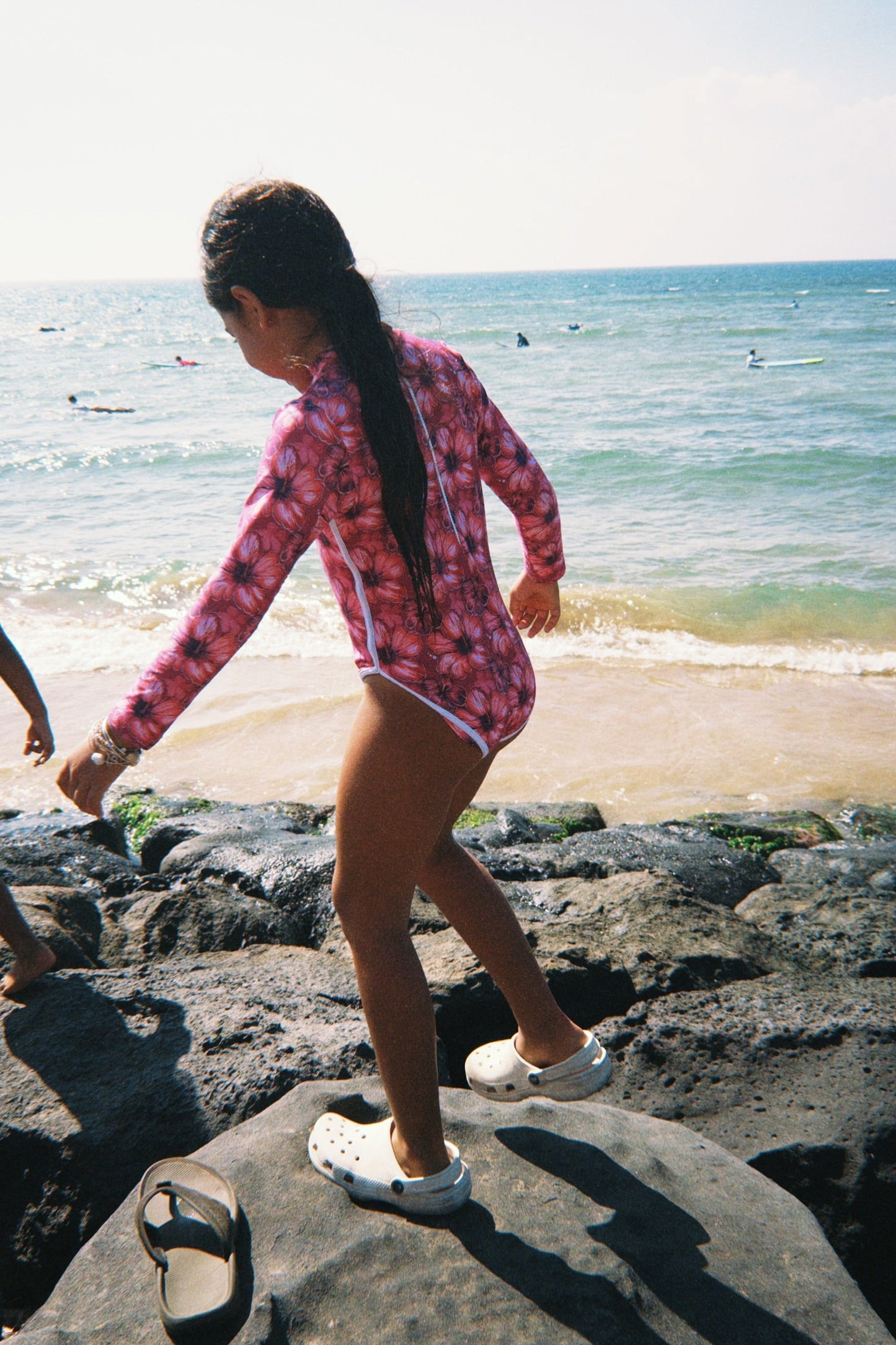 Lola One Piece Kids Swimsuit - Hibiscus Hunny