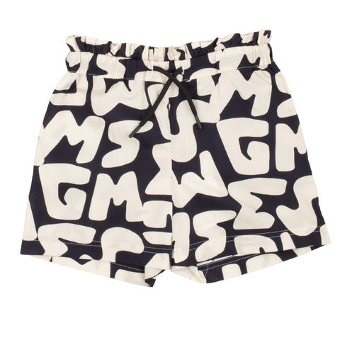MSGM - Shorts B/W Logo