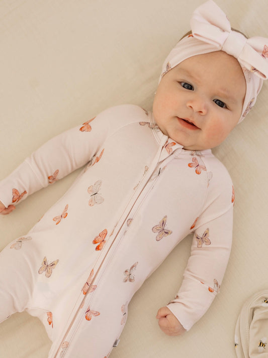 Butterfly | Bamboo Zip Pajamas
