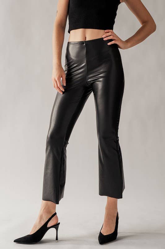 Vegan Cropped Flare