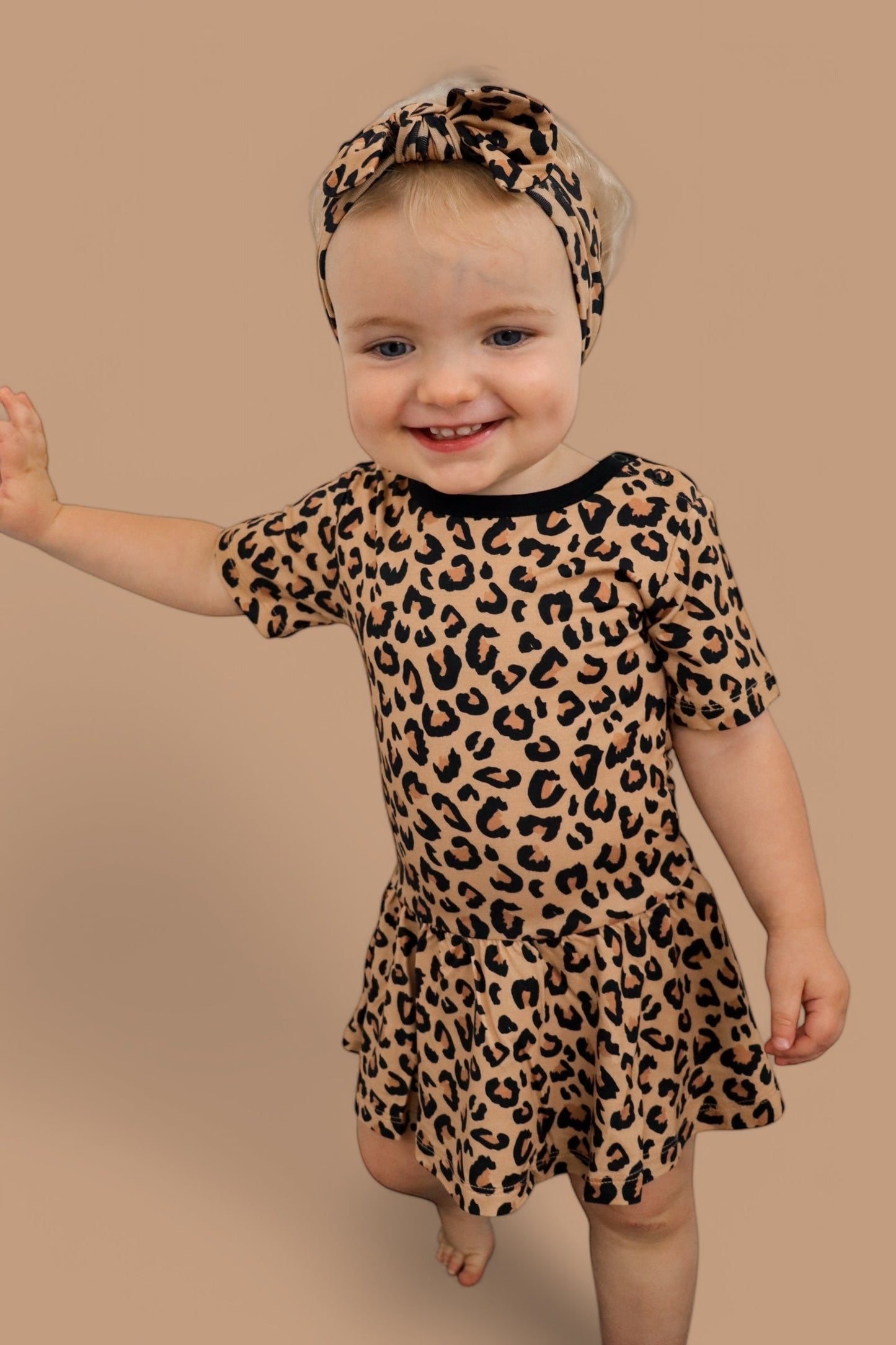 LEOPARD DREAM BODYSUIT DRESS