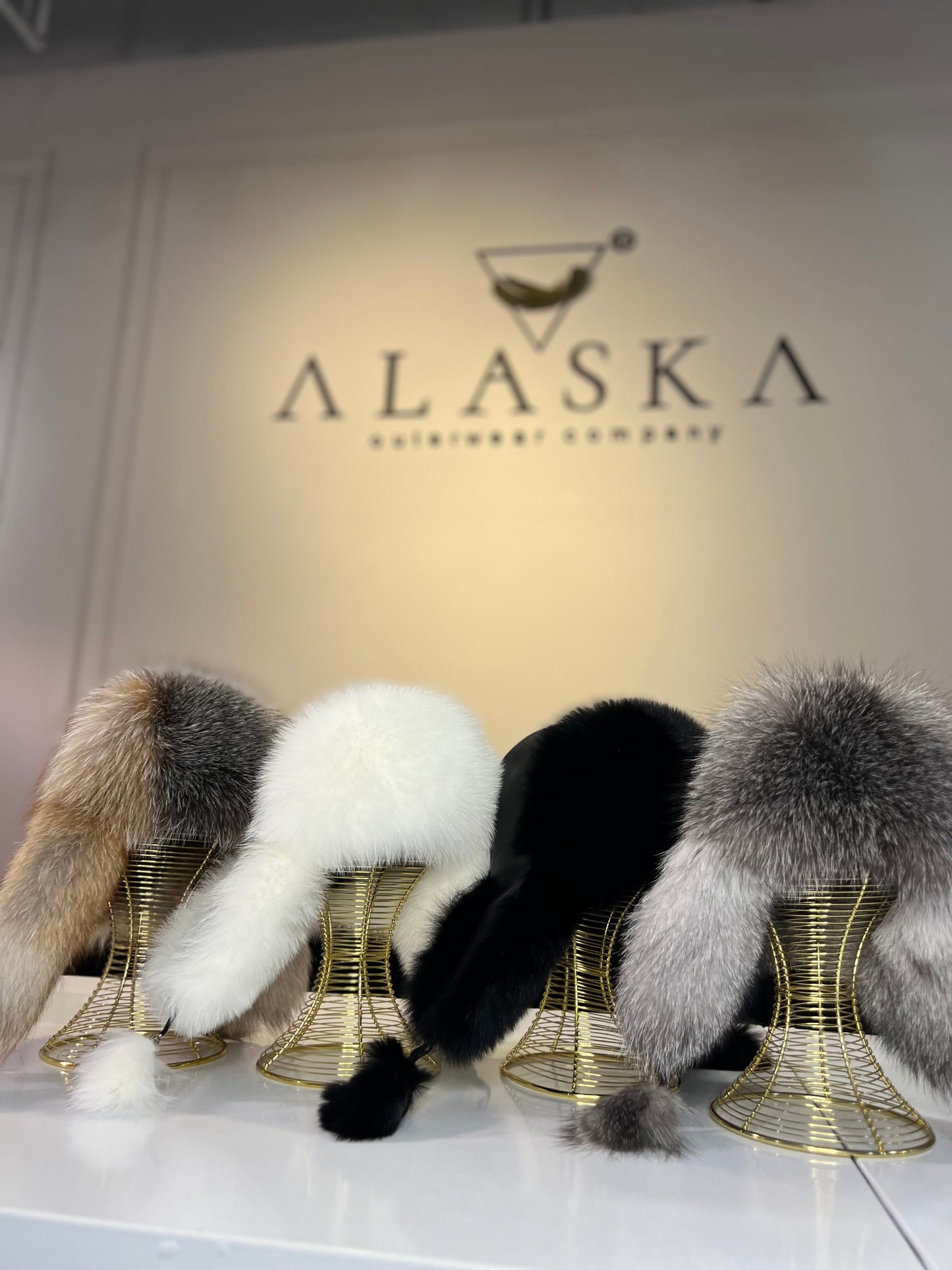 Genuine Silver Fox Fur Genuine Leather Hat