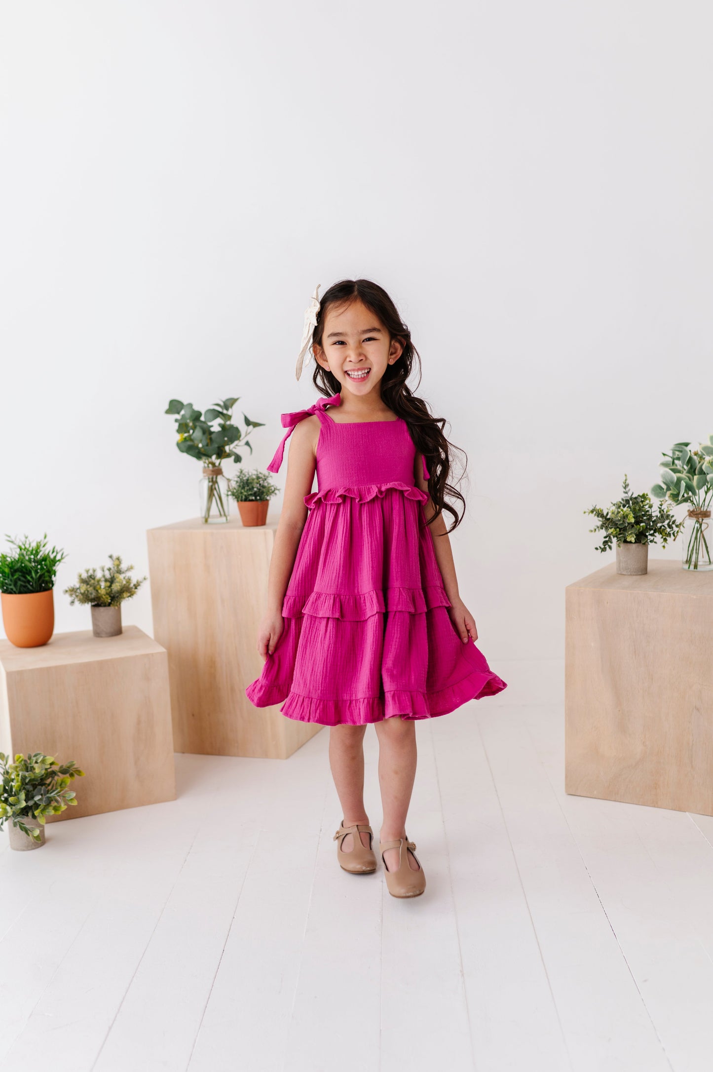Violet Tulip | Ruffle Strappy Twirl Dress