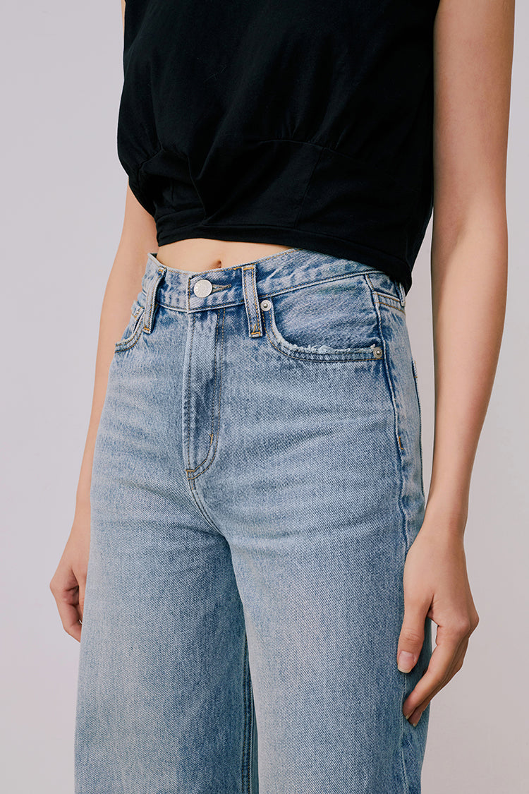 Angeles High Rise Baggy Jeans