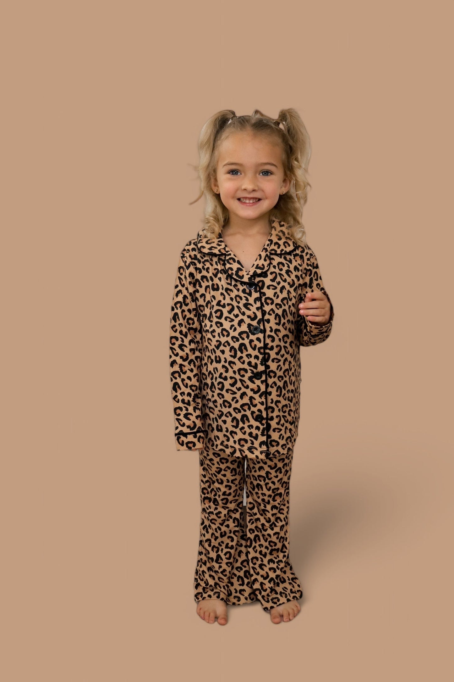 LEOPARD DREAM GIRL'S FLARE SET