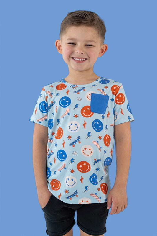 FREEDOM SKATIN' SMILES DREAM POCKET TEE