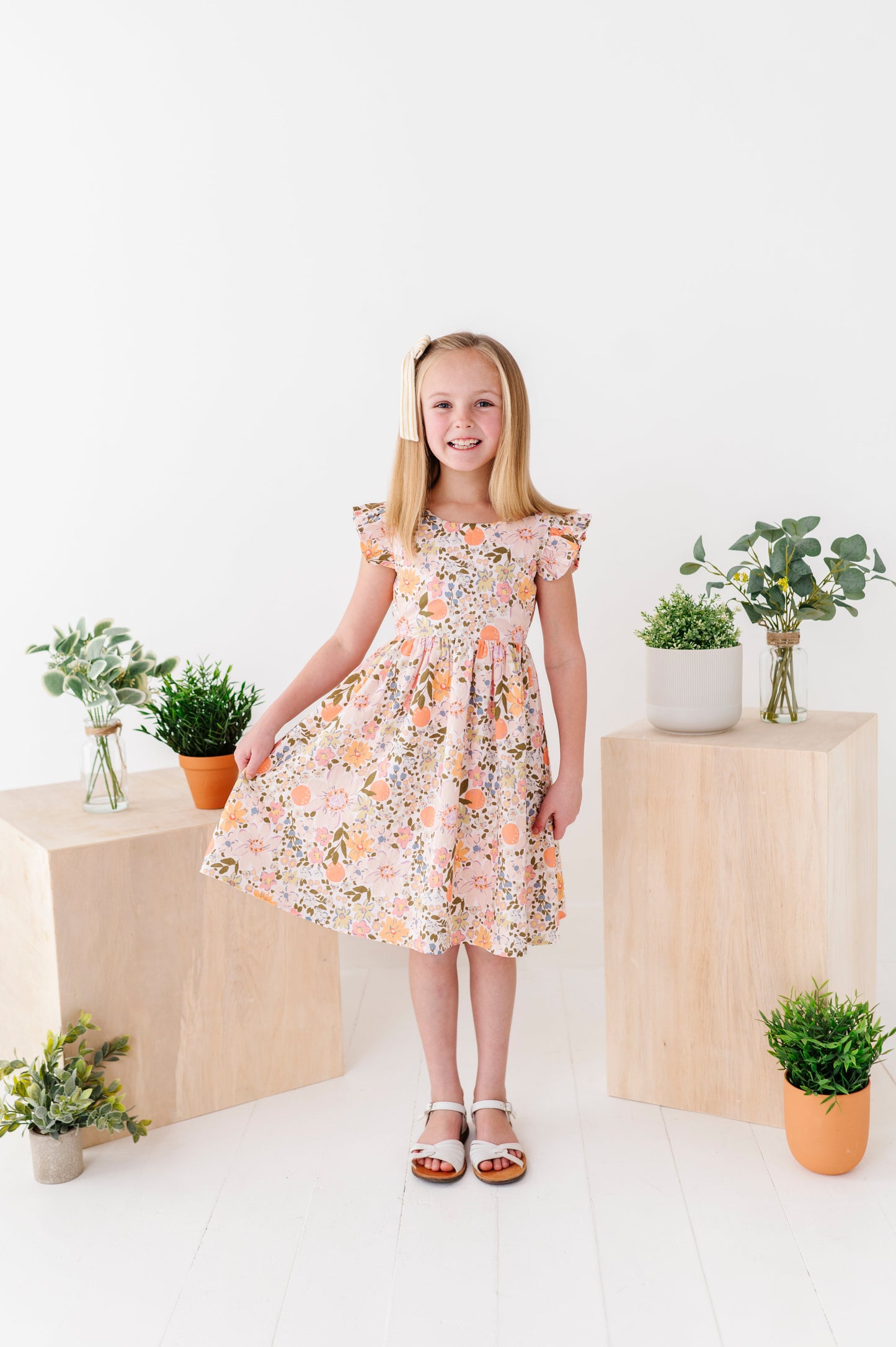 Vintage Blooms | Tie Back DRESS