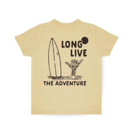 [LIMITED EDITION] LONG LIVE THE ADVENTURE TEE - BUTTER