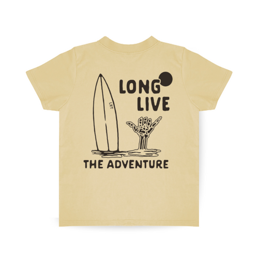[LIMITED EDITION] LONG LIVE THE ADVENTURE TEE - BUTTER