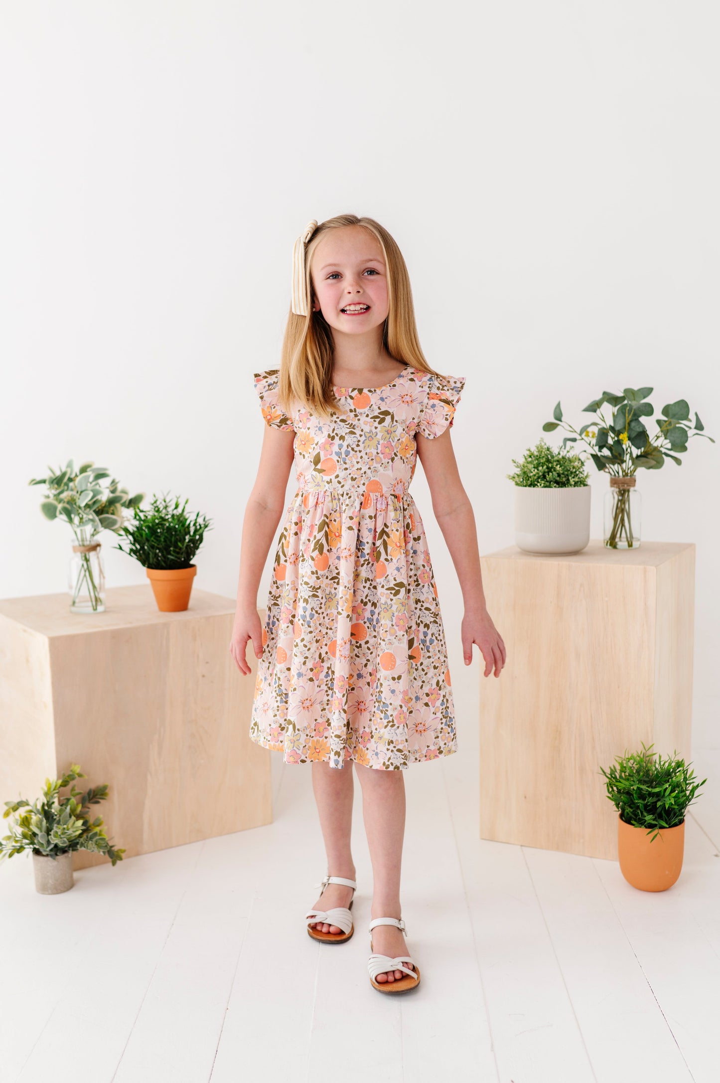 Vintage Blooms | Tie Back DRESS