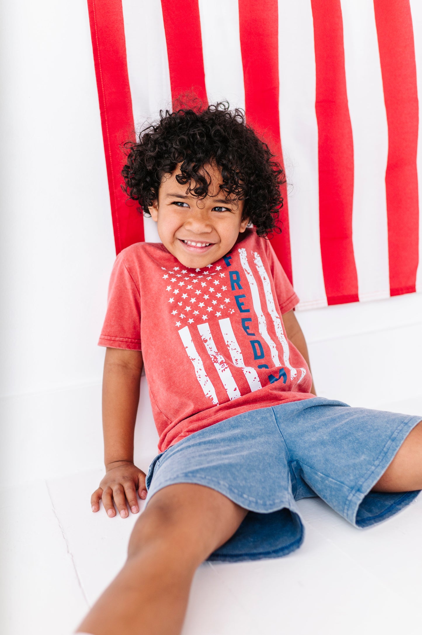 Freedom Flag | Red BOYS Tee