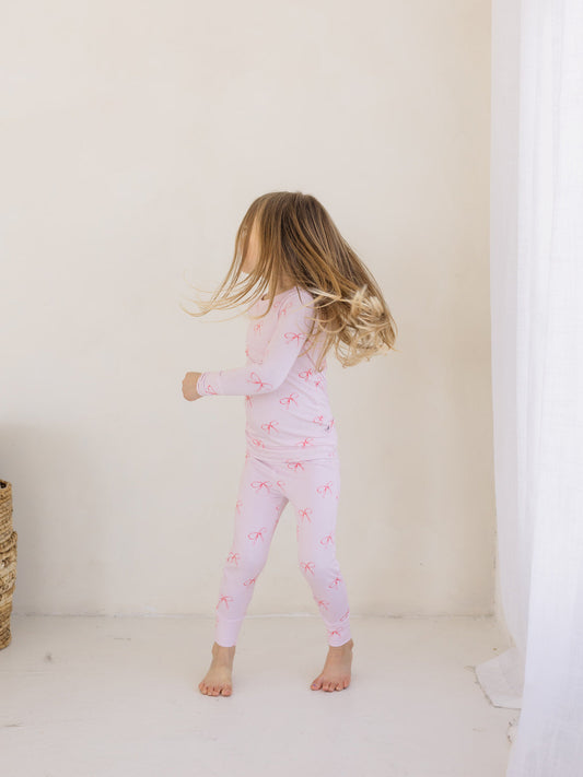 Bows | Bamoo Two Piece Pajamas
