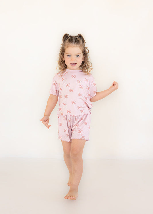 Bow | Bamboo Daywear Shorts Set