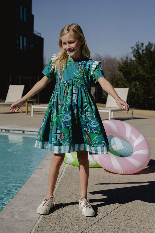 Girls Lotus Dress
