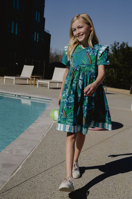 Girls Lotus Dress