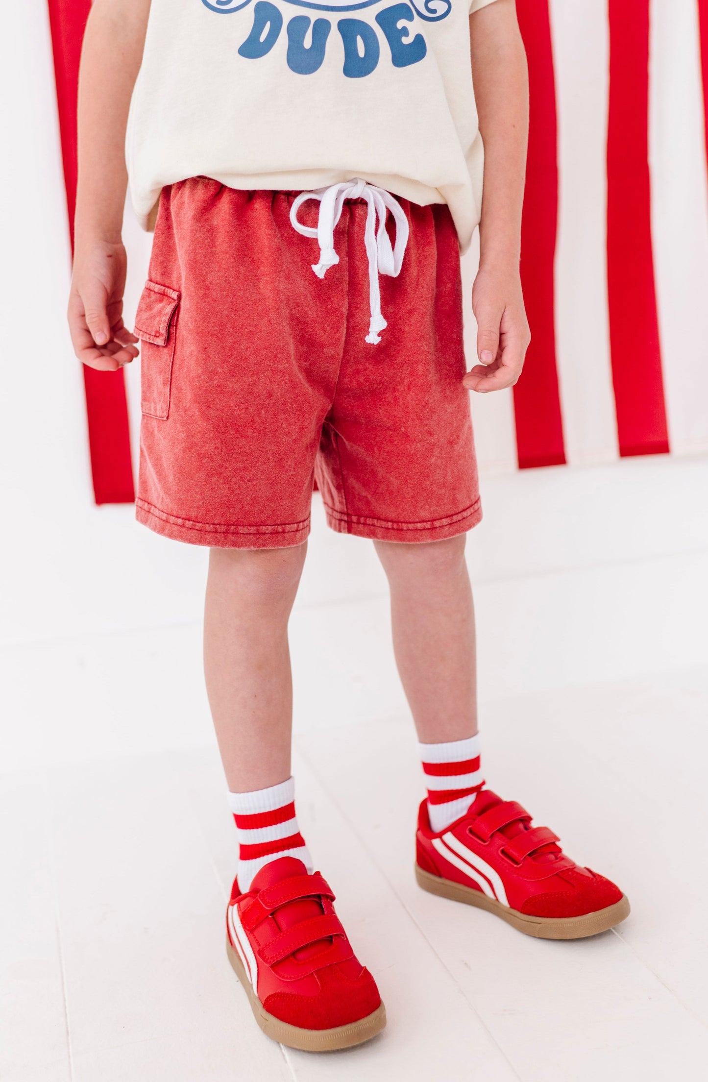 Red | Vintage CARGO Shorts