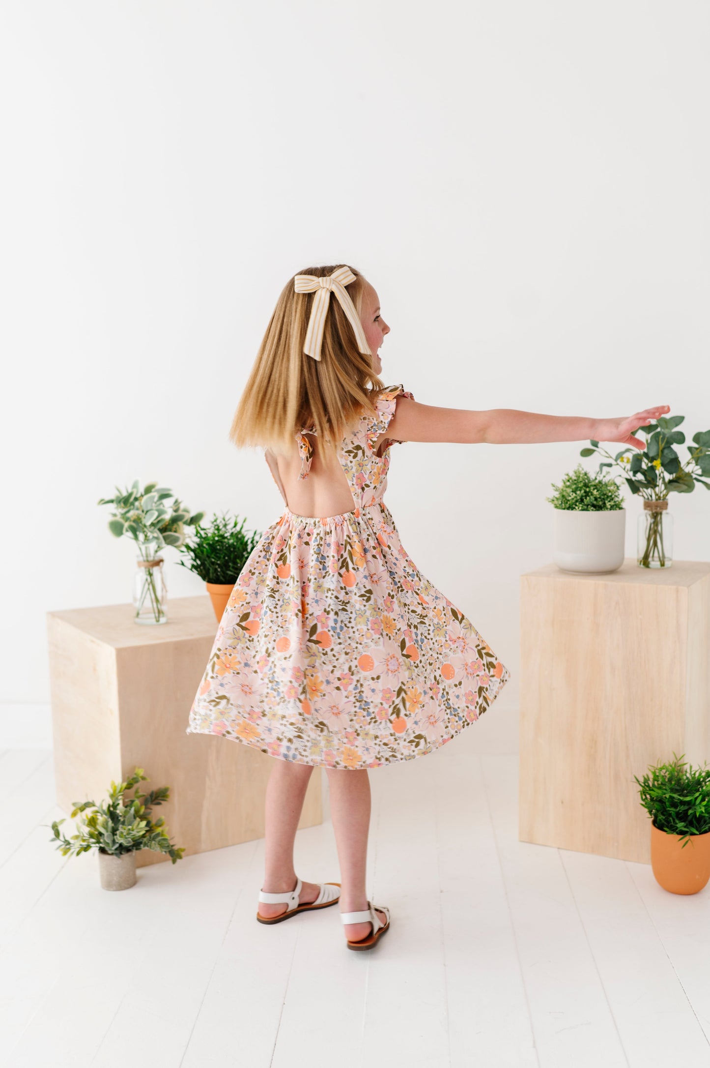 Vintage Blooms | Tie Back DRESS
