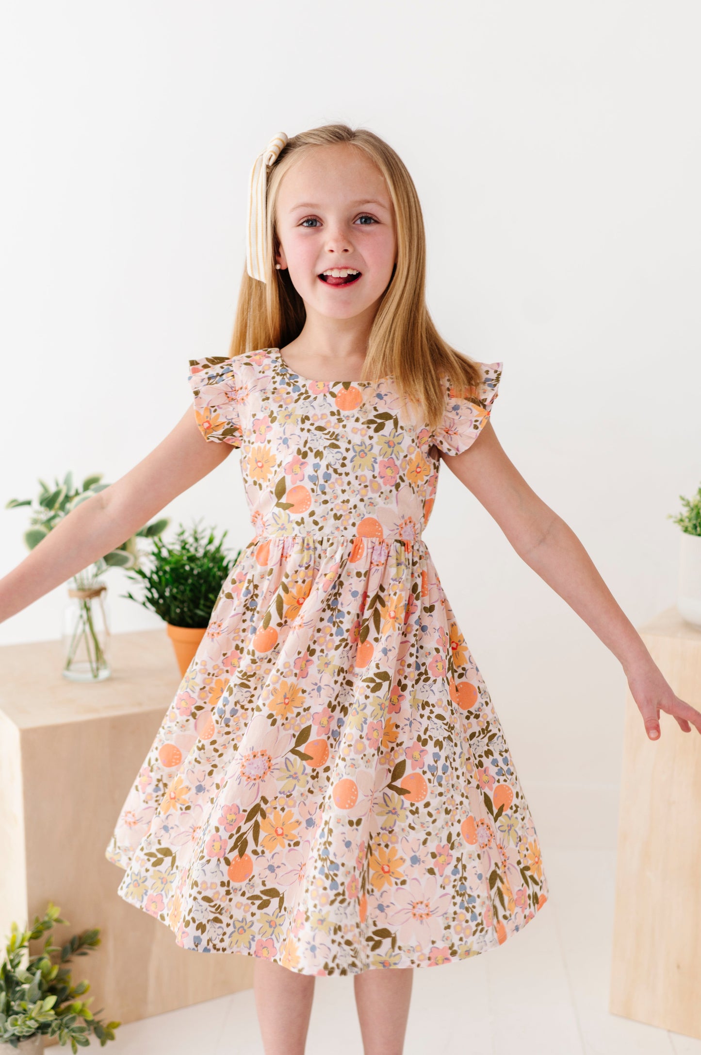 Vintage Blooms | Tie Back DRESS