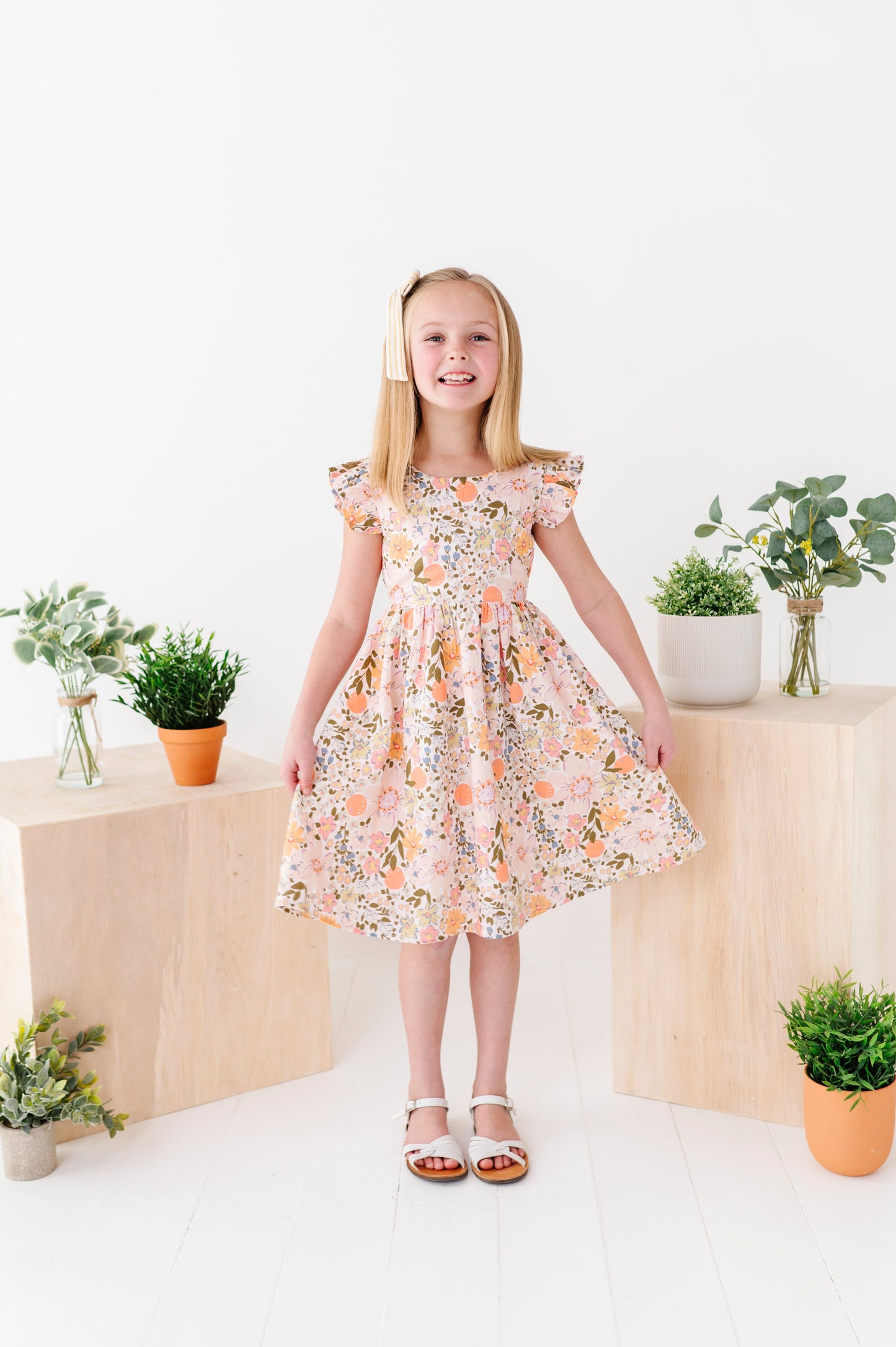 Vintage Blooms | Tie Back DRESS
