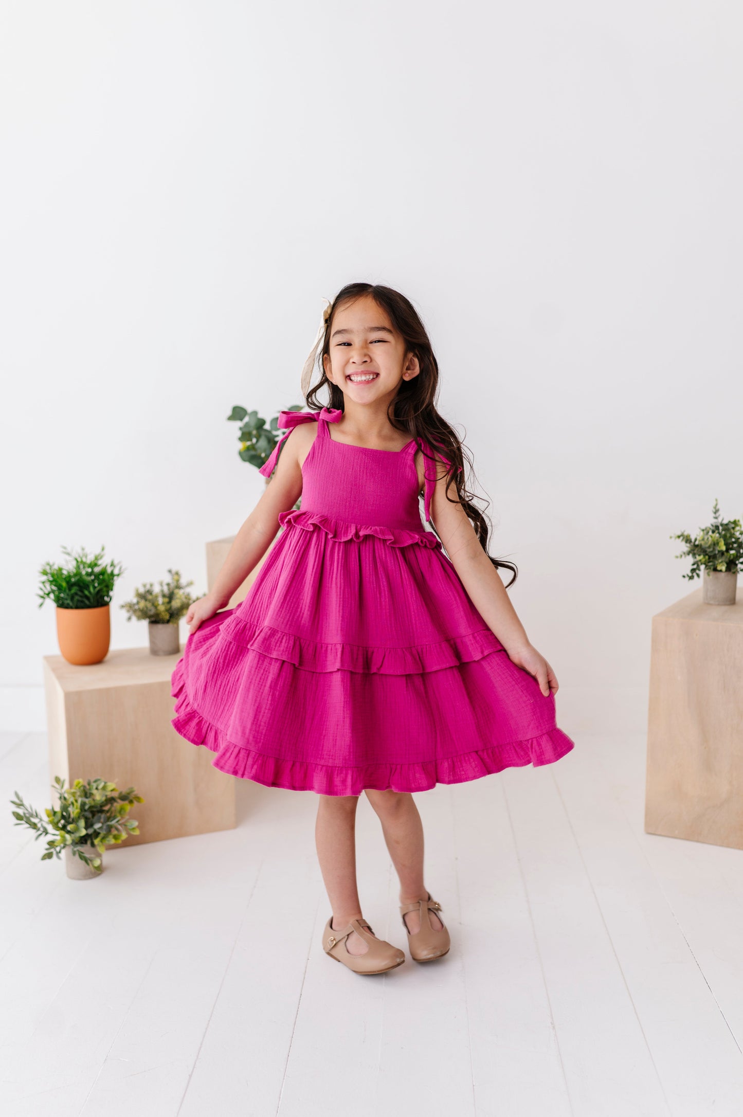 Violet Tulip | Ruffle Strappy Twirl Dress