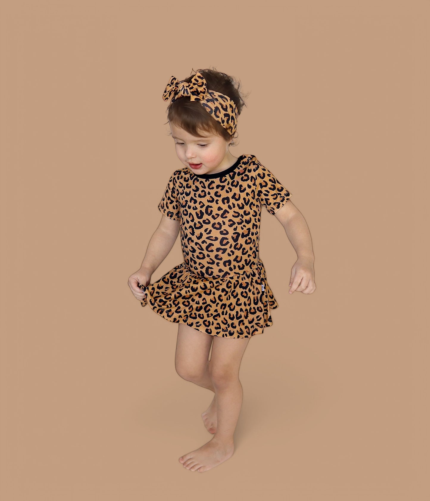LEOPARD DREAM BODYSUIT DRESS