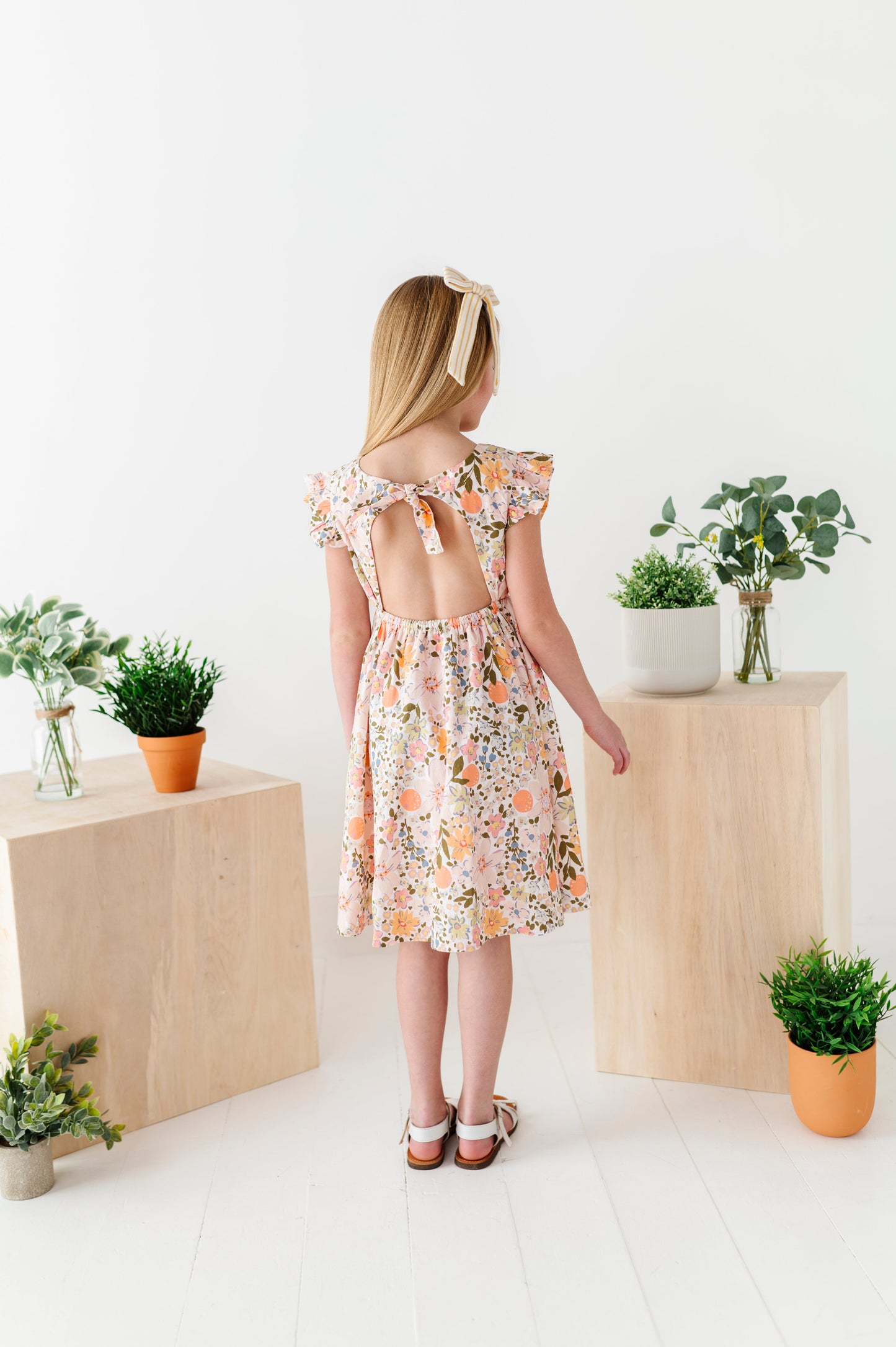 Vintage Blooms | Tie Back DRESS