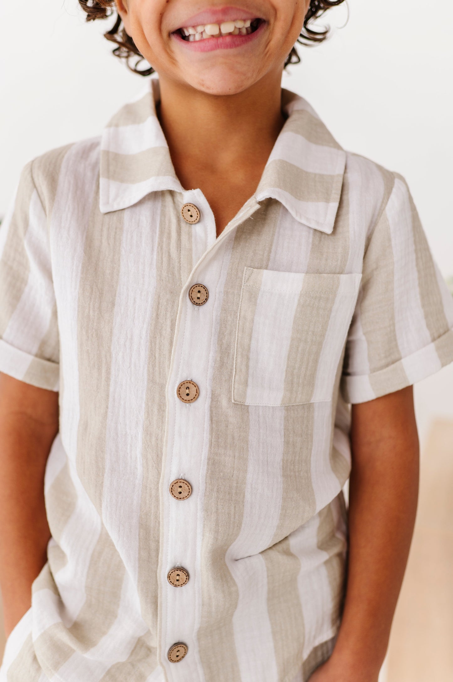Green Coastal Stripe | Boys Set