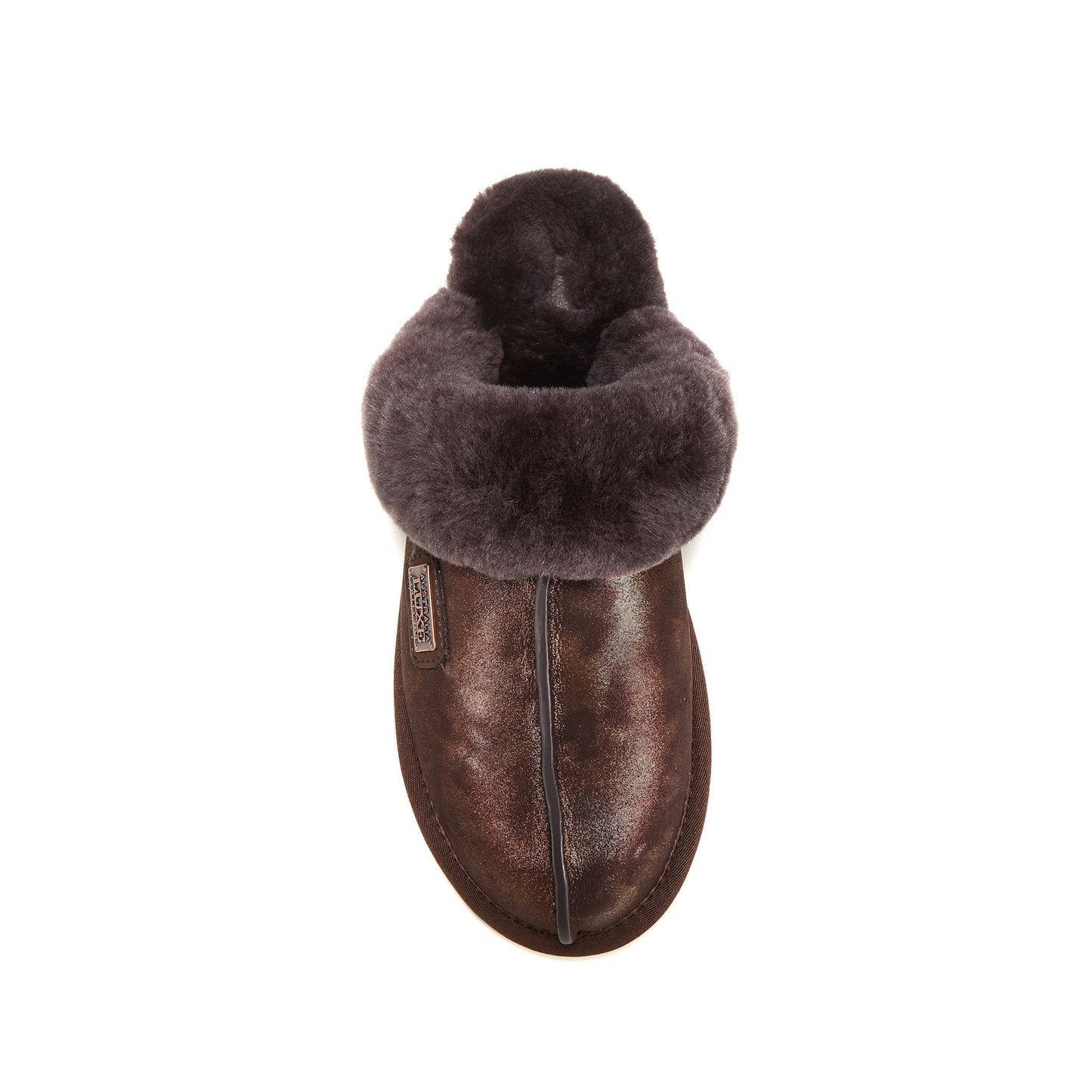 CLOSED MULE ANTIQUE BRONZE