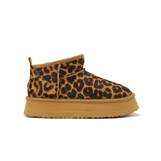 COSY ULTRA SHORT PLATFOAM LEOPARD