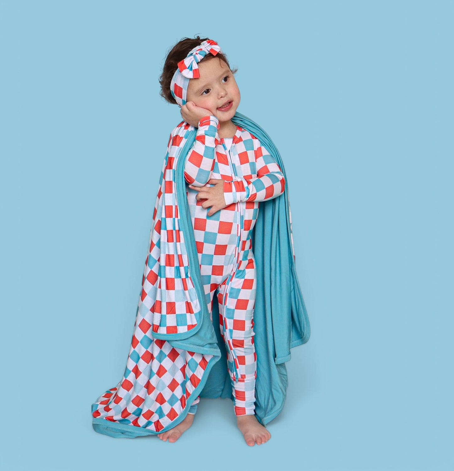 USA CHECKERS DREAM BLANKET