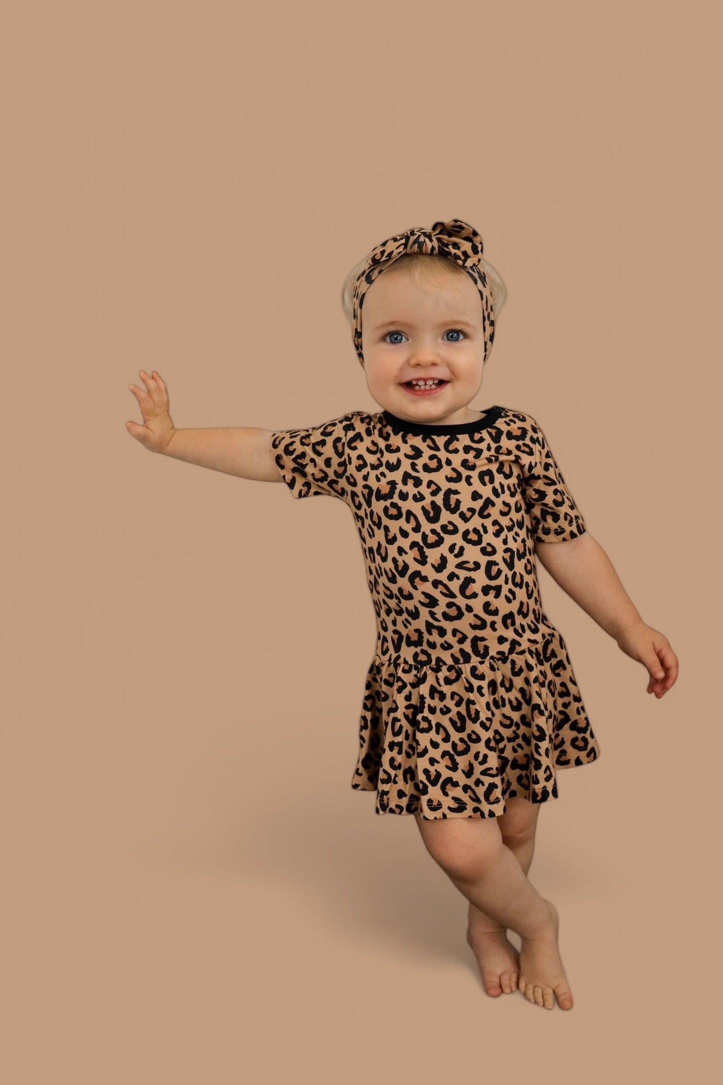 LEOPARD DREAM BODYSUIT DRESS