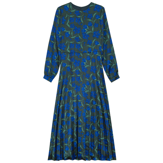 Floral Pleated Dress