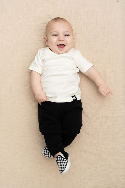 Cream Kids Tee