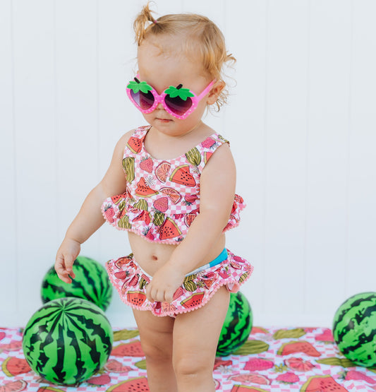 SLICE OF SUMMER DREAM TANKINI TWO PIECE SWIM SUIT