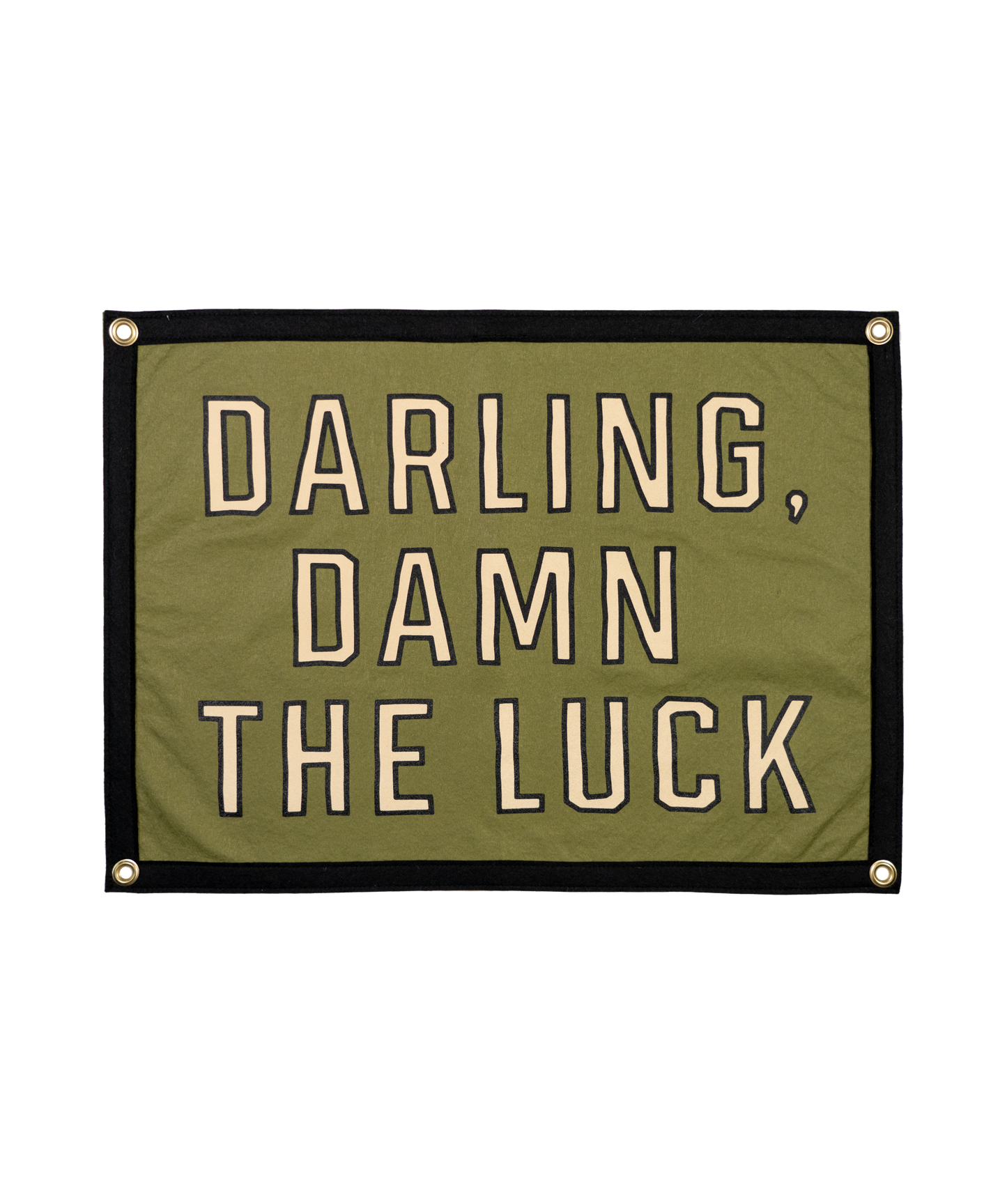 Darling, Damn The Luck Camp Flag • John Moreland x Oxford Pennant