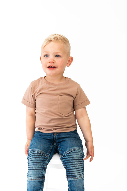 Umber Boxy Kids Tee