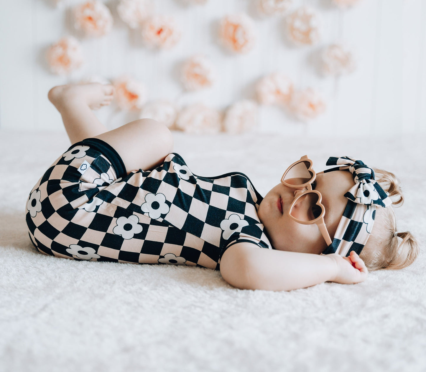 RETRO DAISY CHECKS DREAM SHORTIE
