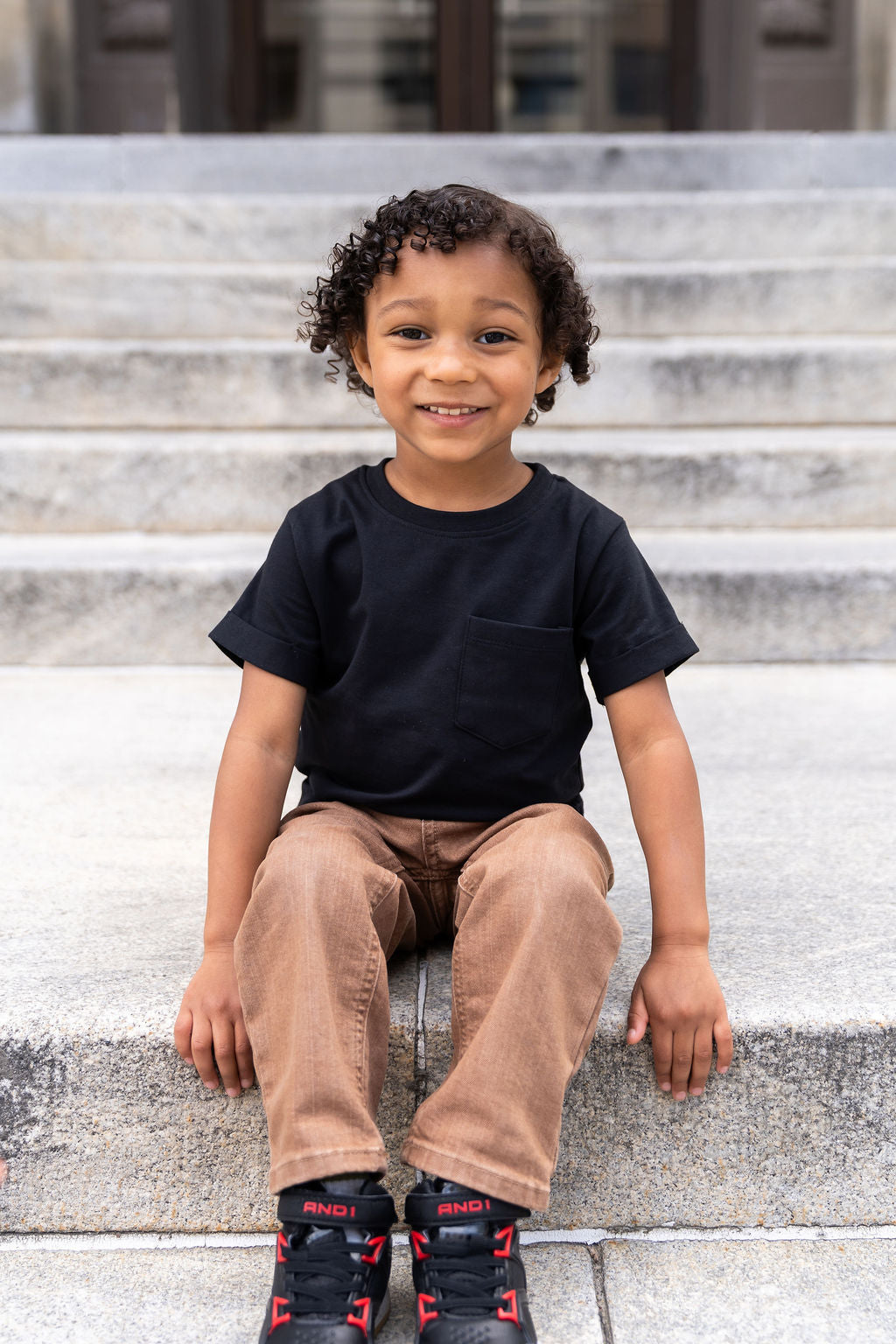 Onyx Boxy Kids Tee