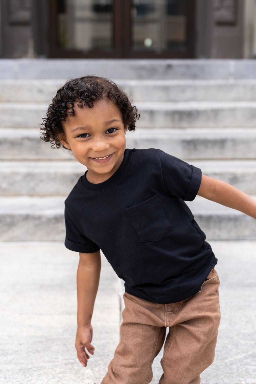 Onyx Boxy Kids Tee