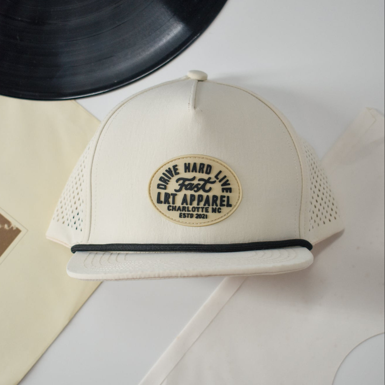 WATERPROOF APEX SNAPBACK HAT - CREAM