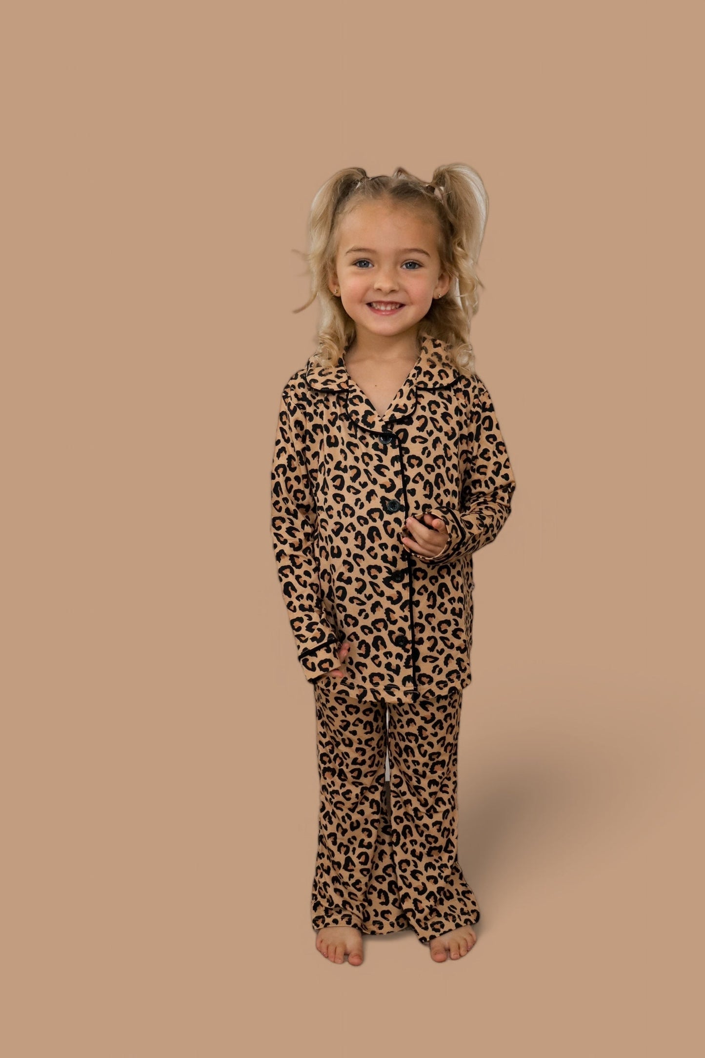 LEOPARD DREAM GIRL'S FLARE SET