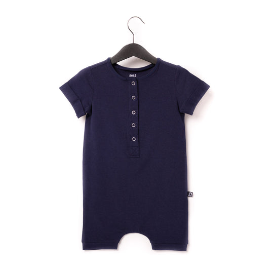 Essentials Rag Romper - 'Navy'