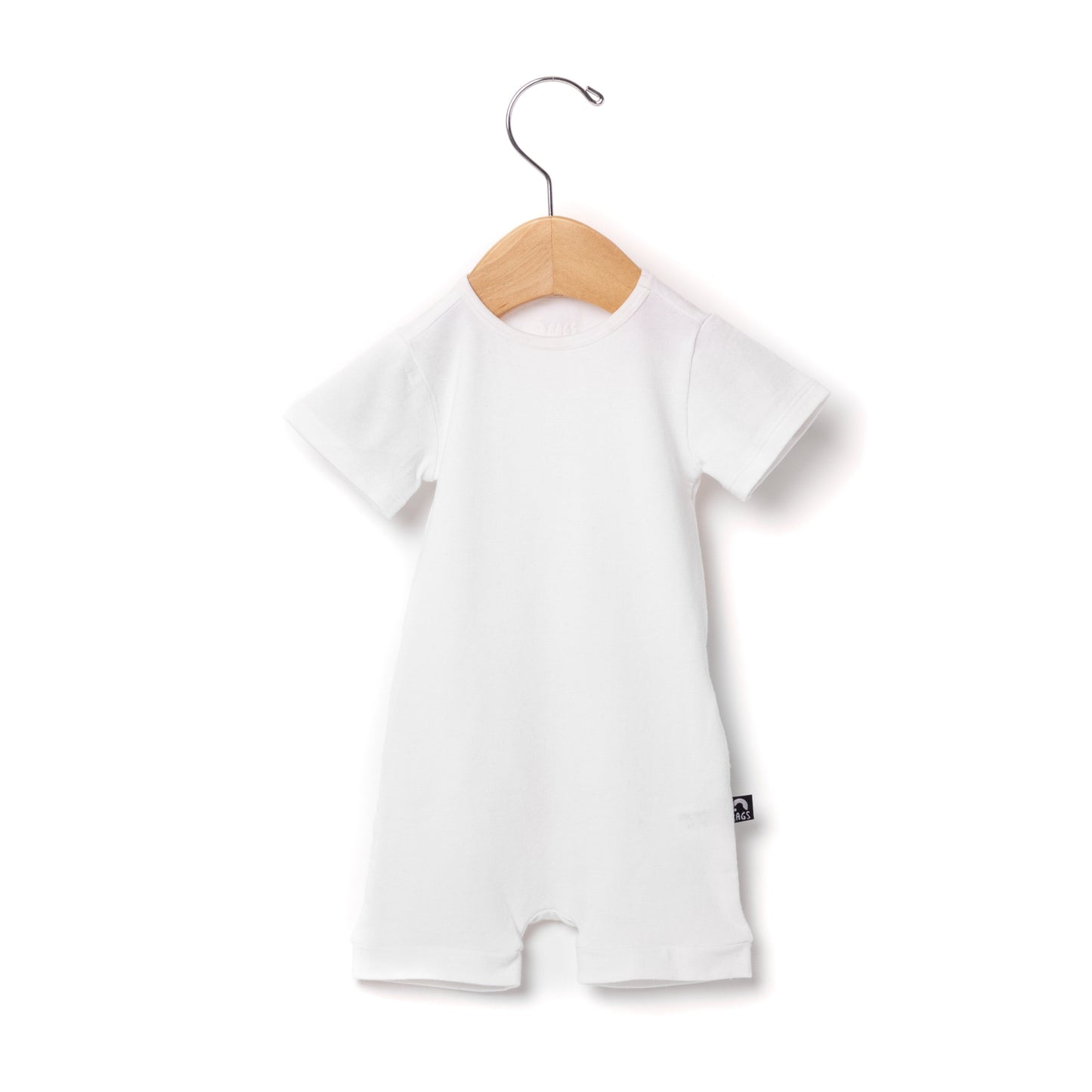 Essentials Peekabooty™ Rag Romper - 'White'